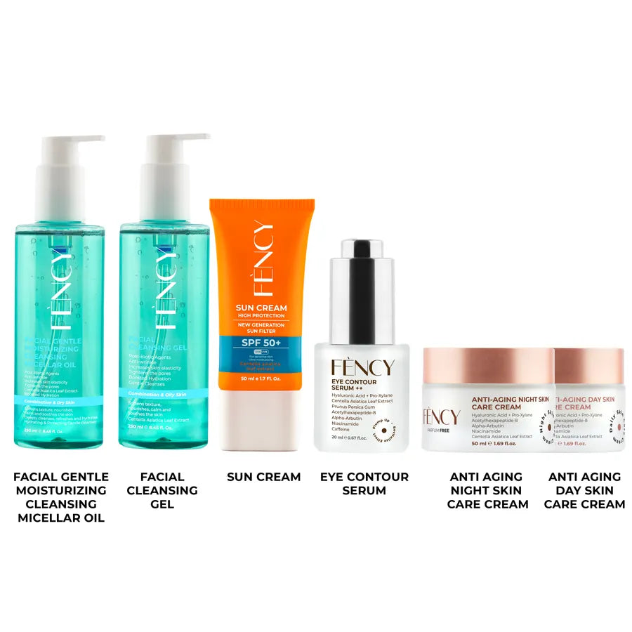 FÈNCY Wrinkle-Reducing Anti-Aging Set, premium skincare delivery in Abu Dhabi and UAE.